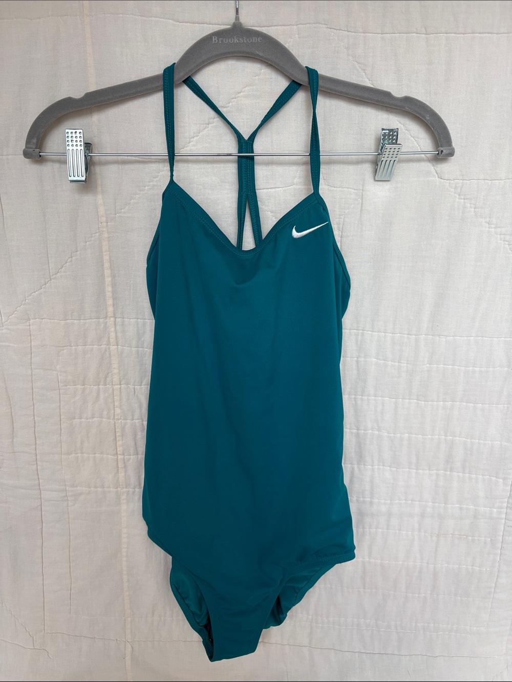 Nike Teal Racerback One-Piece Swimsuit